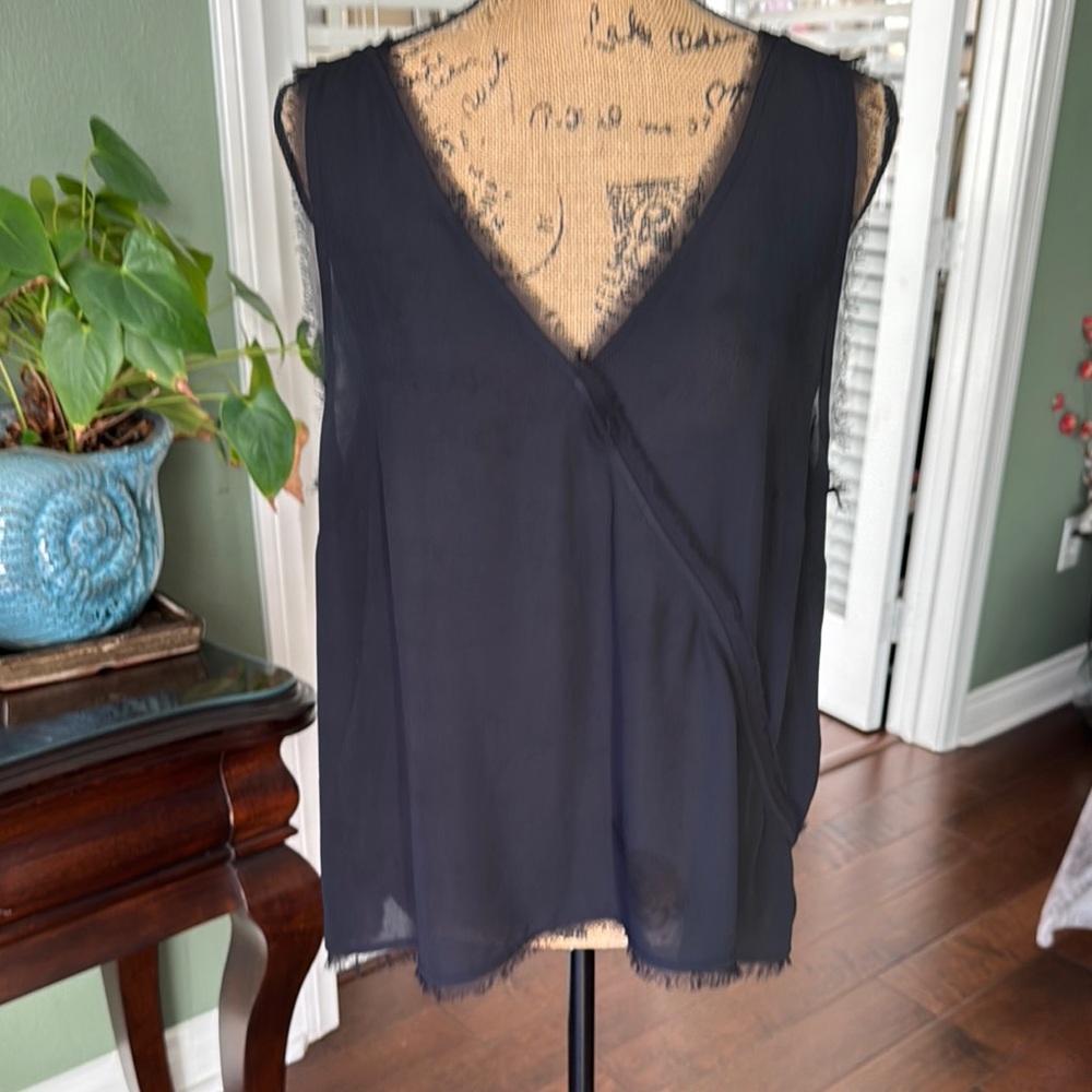 Elegant Black Sleeveless Top